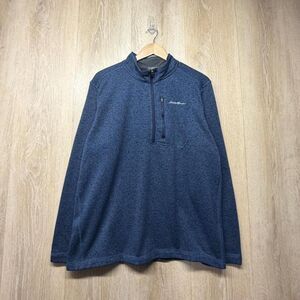 Eddie-bauer Men's Blue and Navy Sweatshirt